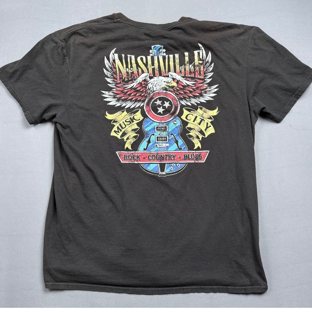 Nashville‎ Music City Call Your Mother T-Shirt Rock Country Blues XL